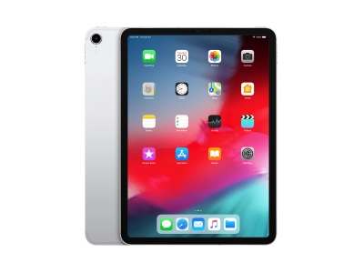 11-inch iPad Pro (2018): Wi-Fi + Cellular, 64GB, Silver – MU0U2NF/A