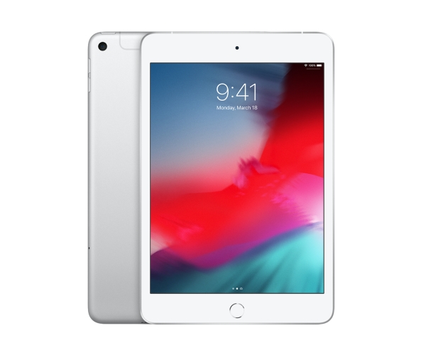 7.9-inch iPad Mini 5: Wi-Fi + Cellular, 256GB, Silver - MUXD2NF/A
