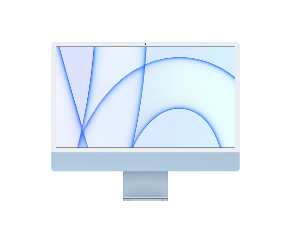 24-inch iMac (2021): M1 (APL1102), 8GB, 256GB, Blue - MJV93N/A
