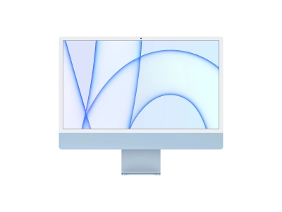 24-inch iMac (2021): M1 (APL1102), 8GB, 256GB, Blue - MJV93N/A