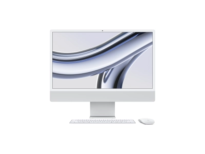 24-inch iMac (2023): M3 8-core, 8GB, 256GB, Silver - MQRJ3N/A