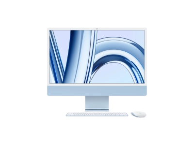 24-inch iMac (2023): M3 8-core, 8GB, 1TB, Blue - MQRR3N/A